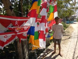 17 Agustus Masih Jauh, Bendera Merah Putih Sudah Siap