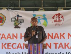 Plt Asisten 1 Sekda Kabupaten Kupang Menghadiri Perayaan Hari Anak Nasional Tingkat Kecamatan Takari