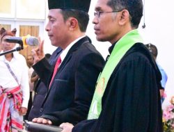 Bupati Kupang Yosef Lede Lantik Mateldius Soleman Jilis Sanam sebagai Sekretaris Daerah (Sekda) Kabupaten Kupang