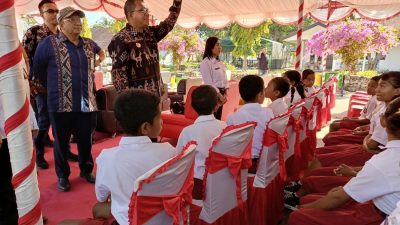 Kunjungi Sekolah Rakyat di Kabupaten Kupang, Ini Pesan Gubernur NTT