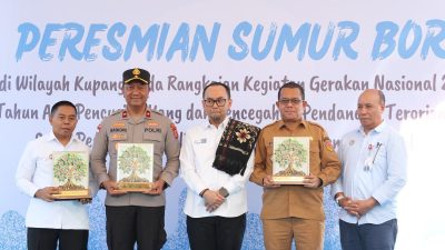 Gubernur NTT Hadiri Peresmian Sumur Bor di Kelurahan Alak