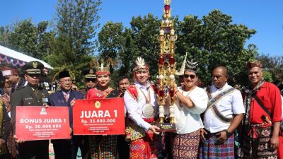 Nefonaek Juara 1 Lomba Kebersihan Kota Kupang, Ungguli 50 Kelurahan