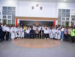 Bupati Kupang Terima Atlet Kempo Kabupaten Kupang yang Pulang Berlaga di Kejurda Kempo Piala Bupati Belu