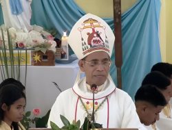 Misa Syukur 50 Tahun Paroki Alas, Uskup Dominikus Tekankan Iman Sejati
