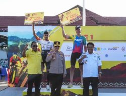 Axel Habert Tampil Perkasa di Etape Pertama Tour De EnTeTe, Gubernur Melki Sampaikan Proficiat