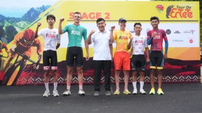 Pembalap Aljazair Berhasil Taklukkan Etape Kedua Tour De EnteTe, Raja Tanjakan Masih dari Indonesia