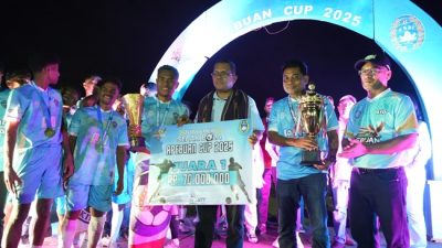 Gubernur NTT Resmikan Stadion Apebuan Adonara