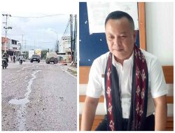 Jalan Mesakh Amalo Kembali Rusak Warga Khawatir Kecelakaan Mengintai