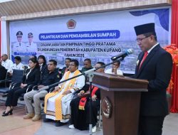 Bupati Kupang Melantik Sepuluh Pejabat Pimpinan Tinggi Pratama Lingkup Pemkab Kupang