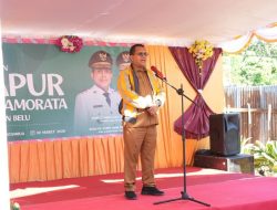 Gubernur Melki Laka Lena Resmikan Dapur Flobamorata SMK Katolik Kusuma di Belu