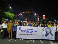 Wakil Gubernur NTT Lepas Pawai Paskah GAMKI Alor 2026