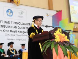 Ketua BEM IFTK Ledalero Apresiasi Pengukuhan Rektor Sebagai Guru Besar Filsafat Politik