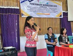 Wakil Bupati Kupang Terima Mahasiswa KKN Poltekkes Kemenkes Kupang di Noelbaki