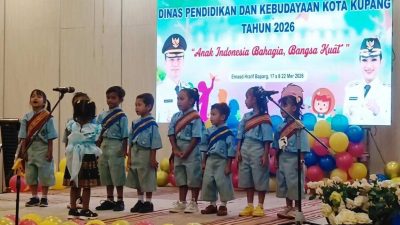 Alat Musik Dirigen Cilik “Masuk Angin”,  Penonton Lomba Paduan Suara HAN Kota Kupang Pecah Tertawa