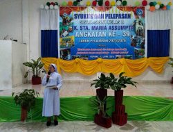 130 Siswa TK Santa Maria Assumpta Kupang Dilepas, Sekolah Tekankan Peran Orang Tua dalam Pendidikan Anak