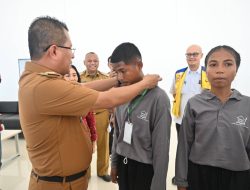 Yosef Lede Resmi Buka MPLS Sekolah Rakyat Terintegrasi 1 Kabupaten Kupang