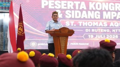 Gubernur NTT Ajak PMKRI Perkuat Kepemimpinan Kolaboratif dan Bangun Ekonomi Kerakyatan
