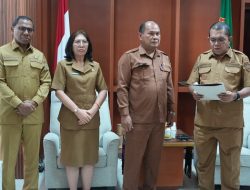 Gubernur NTT Serahkan Amanah Plh. Sekretaris Daerah kepada Yohanes Oktovianus dan Penugasan Pejabat di Lingkungan Setda Provinsi NTT