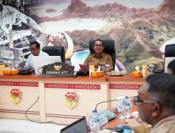 Pimpin Rakor Penyelesaian Konflik Adonara, Gubernur Melki Tegaskan Komitmen Wujudkan Perdamaian
