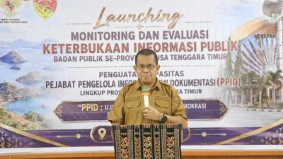 Gubernur NTT Tekankan Peran PPID sebagai Garda Terdepan Keterbukaan Informasi Publik
