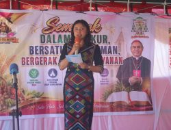 Wakil Bupati Kupang Hadiri Acara Pesta Pelindung Paroki, Syukur Panen dan Pelantikan Dewan Pastoral Paroki Santa Helena Lili