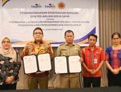 Bupati Kupang Pimpin Penandatanganan Kerja Sama Pemkab Kupang dan PT Taspen