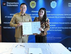 Pasar Kota Kupang Naik Kelas: Pemkot Gandeng PT. Bank Mandiri Taspen Perkuat Transaksi Digital