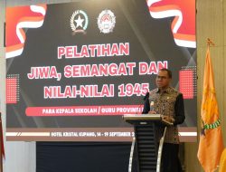 Wakil Gubernur Johni Asadoma Tekankan Pentingnya Pewarisan JSN 1945 Bagi Generasi Muda
