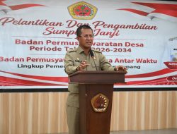 Bupati Kupang Lantik 52 Anggota BPD Periode  2026–2034